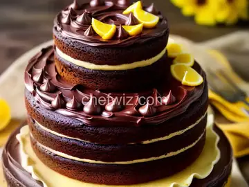 Super-Moist Yellow Cake With Rich Chocolate Frosting