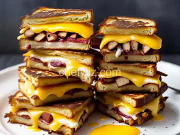 Super-Stuffed Monte-Cristo Sandwiches