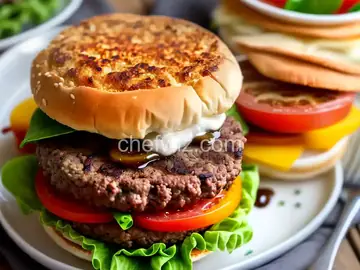 Surf and Turf Burger
