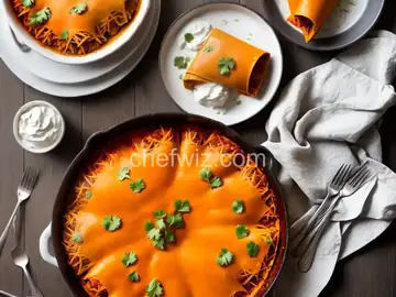 Surprise, It's Pumpkin! Enchiladas