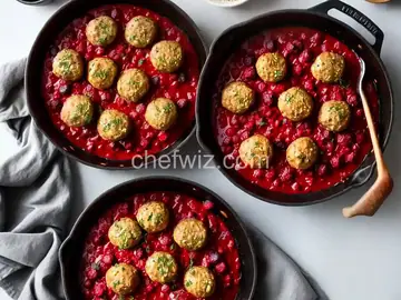 Swedish Meatballs with Lingonberry Sauce