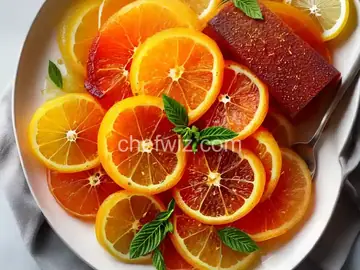 Sweet Candied Orange and Lemon Peel