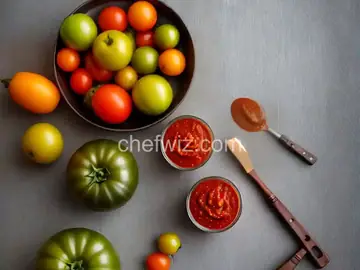Sweet Green Tomato Ketchup