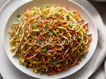 Sweet, Hot Mustard Slaw