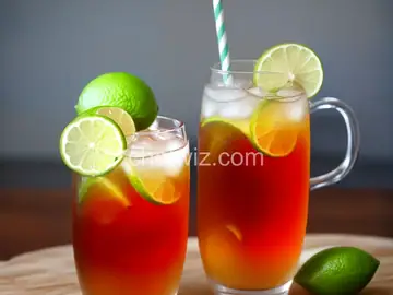 Sweet Lime Iced Tea