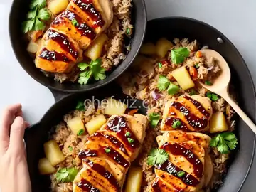 Sweet Onion and Pineapple Chicken Teriyaki