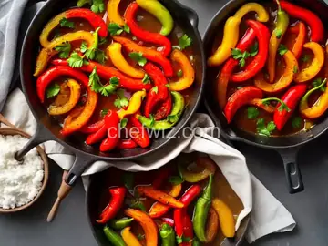 Sweet Pickled Roasted Peppers