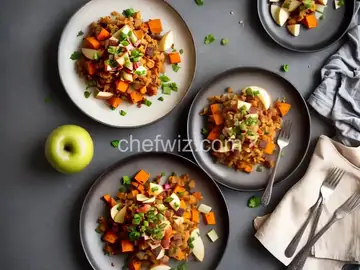 Sweet Potato, Bacon and Apple Hash
