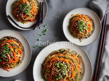 Sweet Potato Noodles (Japchae)