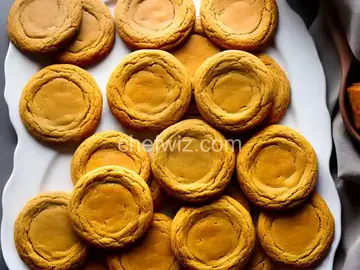 Sweet Potato Pie Cookies with Orange Glaze
