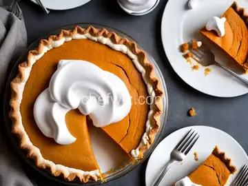 Sweet Potato Pie with Marshmallow Meringue