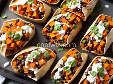 Sweet Potato and Black Bean Burritos