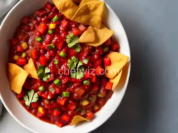 Sweet Salsa and Cinnamon Chips