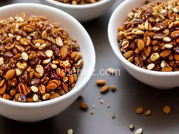 Sweet, Spicy and Salty Candied Nut Mix