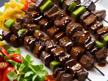 Sweet Teriyaki Beef Skewers