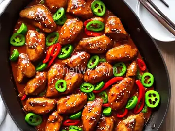 Sweet and Hot Pepper Chicken, Asian-Style