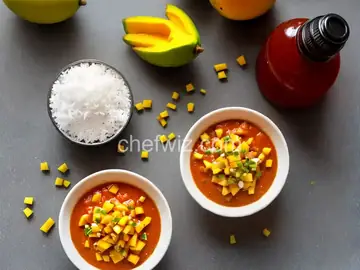 Sweet and Kickin' Mango-Habanero Hot Sauce