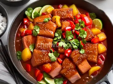 Sweet and Sour Ahi Belly