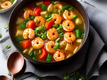 Sweet-and-Sour Shrimp Ball Soup