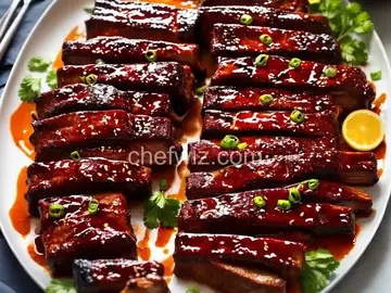 Sweet and Spicy Asian Barbecued Ribs