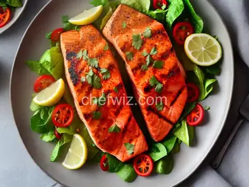 Sweet and Spicy Grilled Salmon