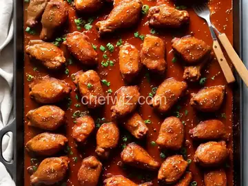 Sweet and Spicy Sticky Wings