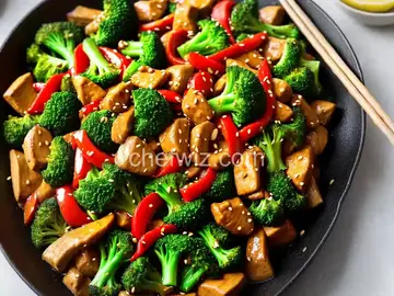 Sweet and Spicy Stir Fry with Chicken and Broccoli