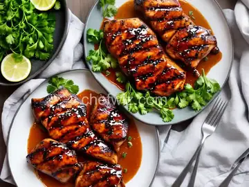 Sweet and Sticky Grilled Chicken