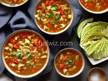 Sweet and Tangy Cabbage Soup