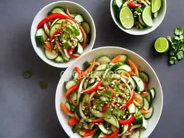 Sweet and Tangy Thai Cucumber Salad