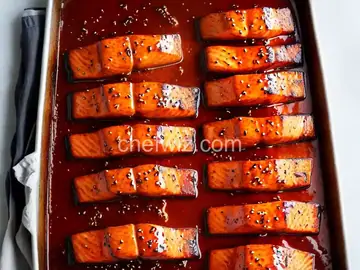 Sweet 'n' Spicy Sriracha-Glazed Salmon