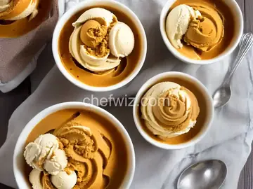 Swirled No-Churn Thai Tea Ice Cream