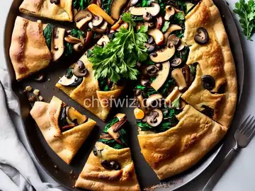 Swiss Chard and Mushroom Galette