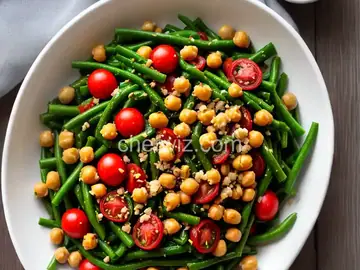 Swiss Chard with Garbanzo Beans and Fresh Tomatoes