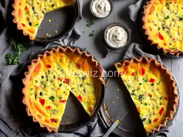 Swiss and Crab Quiche
