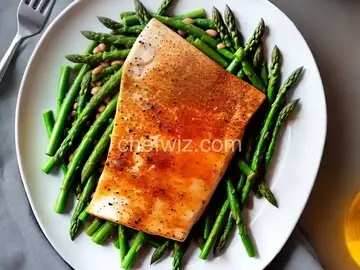 Swordfish With Asparagus and Beans
