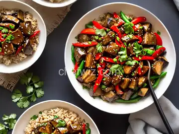 Szechwan Eggplant Stir-Fry
