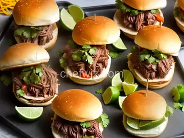 Taco Shredded Beef Sliders