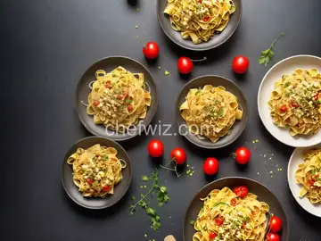 Tagliatelle with Corn and Cherry Tomatoes
