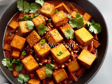 Tahu Gejrot - Fried Tofu in Chili Soy Sauce