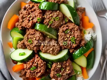 Taiwanese Ground Pork and Pickled Cucumbers