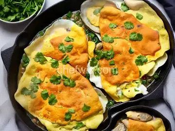 Taiwanese Oyster Omelet Recipe