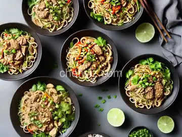 Tangled Thai Noodle Bowls