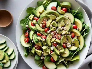 Tangy Cucumber and Avocado Salad