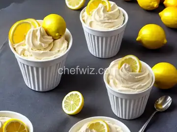 Tangy Lemon Frozen Yogurt Recipe
