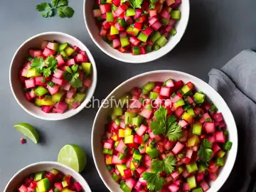 Tangy Rhubarb Salsa