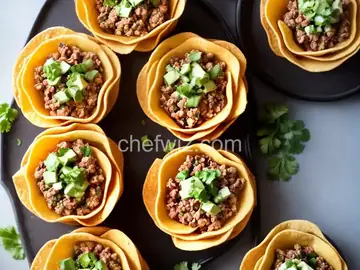 Tangy Turkey Taco Cups