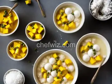 Tapioca Pearls with Coconut Milk and Mango (Tambo-Tambo) from 'The Adobo Road Cookbook'