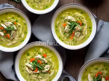Tarragon Chicken and Rice Soup