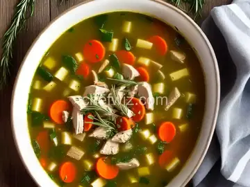 Tarragon-Turkey Soup
